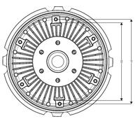 Embrayage, ventilateur de radiateu NRF 49777 pour IVECO X-WAY 11.118 2019-