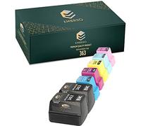 EMBRIIO 363 7 Cartouches d'encre Remplacement pour HP Photosmart 3110 3210 3210xi 3310 8250 C5180 C6150 D6160 C6180 C6280 D7160 C7180 D7260 C7280 D7460 C8180