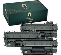 EMBRIIO 3X CE505A 05A Cartouche Toner Remplacement pour HP LaserJet P2030 P2035 P2035n P2050d P2055 P2055d P2055dn P2055x Canon i-SENSYS LBP6300dn LBP6650dn LBP6670dn