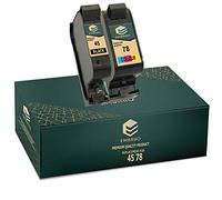 EMBRIIO 45 78 Cartouches d'encre Remplacement pour HP Officejet 1170 G55 G85 G95 K60 K80 Fax 1220 Photosmart 1000 1100 1115 1215 1315 P1000 P1100 Copier 180 280 Deskjet 1180c 1280 6120 9300 970cxi