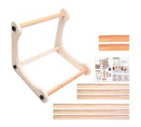 Embroidery Hoop Holder - Adjustable Wooden Needlework Stand | Portable Punch Needle Support, Craft Display Stand For Quilting Stitching Tapestry And Work