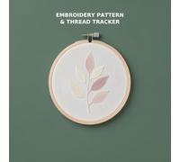 Embroidery Pattern and Thread Tracker for Craft Lovers: Miniature Stitch Design Notebook and DMC Floss Color Inventory Logbook