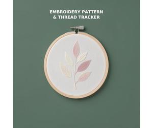 Embroidery Pattern and Thread Tracker for Craft Lovers: Miniature Stitch Design Notebook and DMC Floss Color Inventory Logbook
