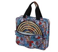 Embroidery Project Bag, Square Embroidery Supplies Storage Tote Bag, Embroidery Tool Storage Bag With Compartments And Pockets Portable Craft Carry Case For Embroidery Hoops Charts Sewing Crafts -Gift