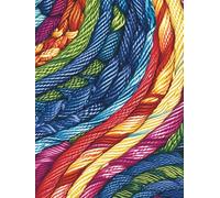 Embroidery Project Planner | 120-Page Combo Journal for Projects, Notes & Sketches (8.25x11 Hardcover): Track your embroidery projects with space for ... floss colours, hoop size, notes & sketches.