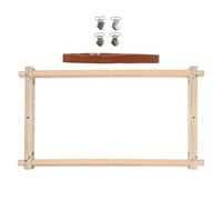 Embroidery Scroll Frame - Wood Holder, Beginner Craft Support, Quilting Tapestry | Arts Sewing Accessories For Creative Textile Projects Hobby Home Fun Adults Children Accessories