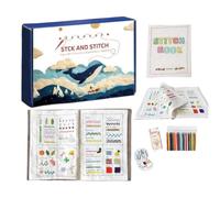 Embroidery Sewing Book - Portable Hand Craft Kit With Step-by-step