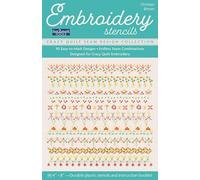 Embroidery Stencils, Crazy Quilt Seam Design Collection: 90 Easy-to-mark Designs; Endless Seam Combinations; Designed for Crazy Quilt Embroidery
