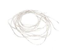 Embroidery Thread,Flexible Copper Wire,Sewing Stitching Gloss 1.5mm Diameter Manual DIY String for Embroidery and Jewelry Making (Silver)