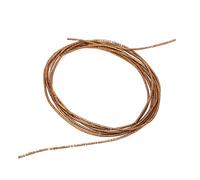 Embroidery Thread,Flexible Copper Wire,Sewing Stitching Gloss 1.5mm Diameter Manual DIY String for Embroidery and Jewelry Making (Coffee line)