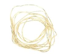 Embroidery Thread,Flexible Copper Wire,Sewing Stitching Gloss 1.5mm Diameter Manual DIY String for Embroidery and Jewelry Making (Gold)