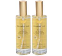 Embryolisse Huile de Beauté aux 4 Huiles Végétales Pour La Peau 2x100 ml