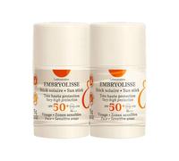 Embryolisse Stick Solaire SPF50+ Visage Zones Sensibles 2x15g