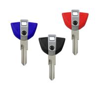 Embryon de clé Vierge de Lame Non coupée de Moto adapté for R1200R R1200S R1200ST R1200GS R1200RT R1150RT F800 F800GS F700 F650 (Color : Black Red Blue)