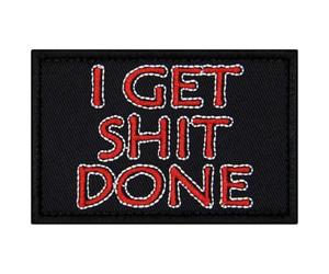 EmbTao J'ai fait la merde Brodé Crochet et boucle d'attache Patch