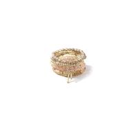 Embtrem Bracelet de vacances bohème empilable pour femme avec nœud croisé, étoile de mer, coquillage, cristal, verre acrylique, bijoux d'été, accessoires de vacances en océan, Large, Pas de gemme
