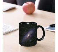 EMCLKS Mug en céramique, 330ml, tasse à thé, tasse cafe, tasse drole, cadeau drole, cadeau homme, mug cafe, Étoile d'Andromède Galaxie Nébuleuse Voie lactée Cosmos Amas ouvert Globulaire Nature S