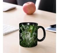 EMCLKS Mug en céramique, 330ml, tasse à thé, tasse cafe, tasse drole, cadeau drole, cadeau homme, mug cafe, Forêts tropicales humides, préservation des forêts tropicales humides, environnement de