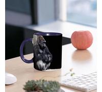 EMCLKS Mug en céramique, 330ml, tasse à thé, tasse cafe, tasse drole, cadeau drole, cadeau homme, mug cafe, Gorille argenté en danger, bébé triste, King Kong
