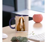 EMCLKS Mug en céramique, 330ml, tasse à thé, tasse cafe, tasse drole, cadeau drole, cadeau homme, mug cafe, Cobayes, contrôle rapide des souris