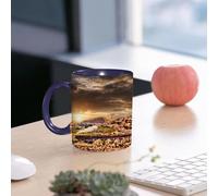 EMCLKS Mug en céramique, 330ml, tasse à thé, tasse cafe, tasse drole, cadeau drole, cadeau homme, mug cafe, Wizard School Express, célèbre chemin de fer à vapeur, vue imprenable sur le paysage de