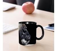 EMCLKS Mug en céramique, 330ml, tasse à thé, tasse cafe, tasse drole, cadeau drole, cadeau homme, mug cafe, Gorille argenté en danger, bébé triste, King Kong