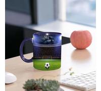 EMCLKS Mug en céramique, 330ml, tasse à thé, tasse cafe, tasse drole, cadeau drole, cadeau homme, mug cafe, Matchs de football au stade, grands matchs, stades, football et football sur les étagèr