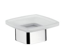 Emco 053000101 Loft Porte-savon suspendu en verre satiné Chromé