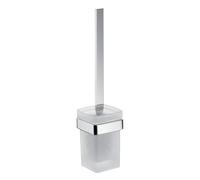 Emco Brosse de toilettes Loft 237578 Manche chromé Pot verre dépoli Fixation murale