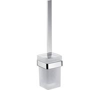 Emco 237578 Loft Brosse de Toilettes à Manche chromé Pot en Verre dépoli Fixation Murale