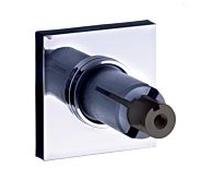 Emco 358700100 Set de montage (contiens 2 support murale) 53 x 53 mm, pour Barre pour rideau de douche