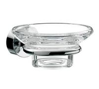 Emco 453000100 Rondo 2 Porte-Savon Suspendu en Verre Transparent Chromé