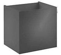 Emco 958327524 noir, 39,6x39,2x32cm, poignée de porte à droite