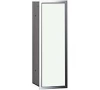Emco Bad Module porte-balai de WC Module 150 973027831, encastrable, butée réversible, chrome/blanc