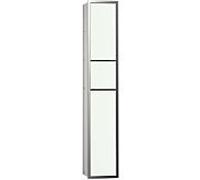 emco asis module 150 module de toilette encastré modèle de module de toilette, boîte porte-papier, jeu de brosses de toilette, 976027864, Couleur: chrome/opti-blanc