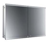 Emco Asis Evo Armoire de toilette éclairée encastrée 939708015 1000x700mm, 2 portes, avec système d'éclairage, sans chauffage des rétroviseurs