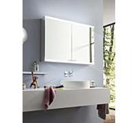 Emco Asis Evo armoire de toilette éclairée en saillie 939708003 600x700mm, sans chauffage de miroir, 2 portes, sans système d'éclairage
