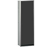 Emco Asis le module 300 du module d'armoire 977027963 chromé / noir, porte en verre, modèle à fleur
