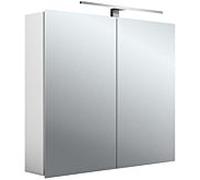 Emco Asis Mee armoire à miroir éclairée en saillie 949805051 800 x 746 mm, portes 801 , aluminium