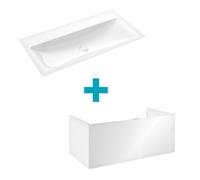 Emco Asis Meuble avec vasque, 1 tiroir, 957711430+958327420,