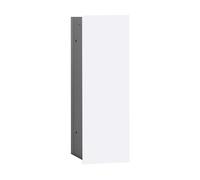 emco asis module 2.0 Ensemble brosse de toilette modèle encastré, 1 portes, butée de porte interchangeable, 973428431, Couleur: Blanc Mat