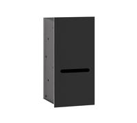 emco asis module 2.0 Module papier WC - modèle encastré, charnière de porte à gauche, 972427522, Couleur: aluminium/noir