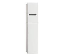 Emco Bad Module WC encastré Asis 2.0 975427450 – blanc brillant 170x811 mm, charnière à droite