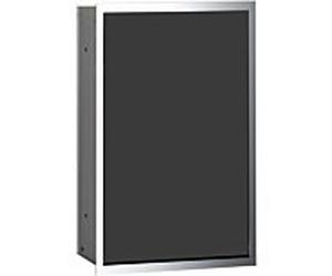 Emco Asis module 300 collecteur de déchets 973227930 chrome / noir, modèle encastré