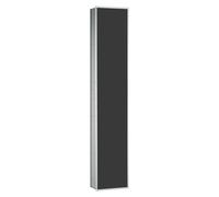 emco asis module 300 Module d'armoire - modèle encastré, avec grand compartiment de rangement, 972027513, Couleur: aluminium/noir