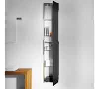 emco asis module 300 Module d'armoire - modèle encastré, avec grand compartiment de rangement, 972027913, Couleur: chrome/noir