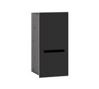 emco asis module 2.0 Module papier WC - modèle encastré, charnière de porte à gauche, 972427522, Couleur: aluminium/noir