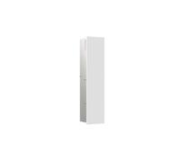 emco asis module pure module WC, façade en bois d'une pièce, encastré, butée à droite, 730x170mm, avec compartiment pour rouleau de réserve, 975551311, Couleur: blanc mat