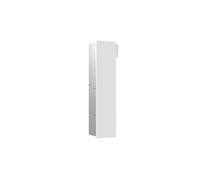 emco asis module pure module WC, façade en bois d'une pièce, encastré, butée gauche, 730x170mm, avec compartiment pour rouleau de réserve, 975551310, Couleur: blanc mat