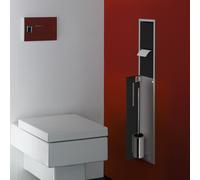 Emco Asis 975027550 Modules toilettes Box pour Porte-papier, porte-papier de réserve ou porte papier humide, porte-balai de WC